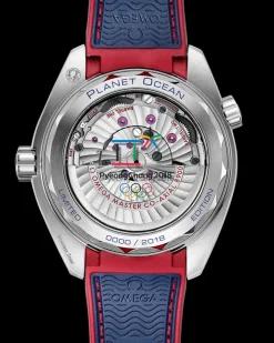43.5 mm, steel on rubber strap
