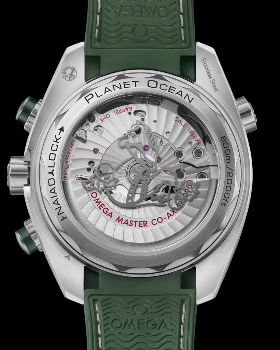 45.5 mm, steel on rubber strap