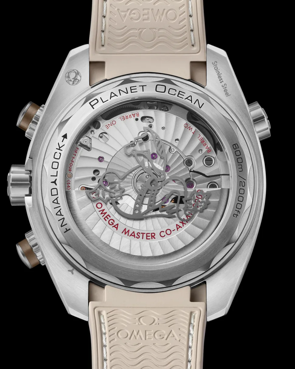 45.5 mm, steel on rubber strap