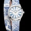 26 mm, steel on toile de jouy