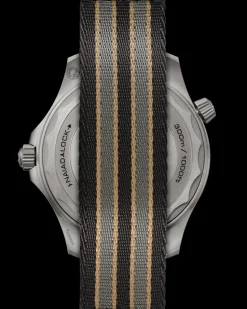 42 mm, titanium on NATO strap