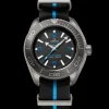 45.5 mm, titanium on NATO strap