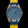 41 mm, titanium on rubber strap