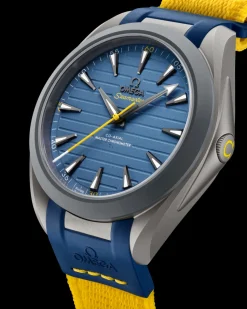 41 mm, titanium on rubber strap