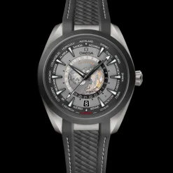 43 mm, titanium on rubber strap