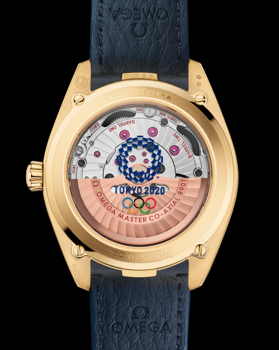 41 mm, yellow gold on leather strap