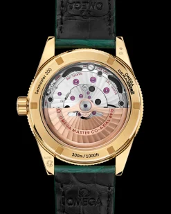 41 mm, yellow gold on leather strap