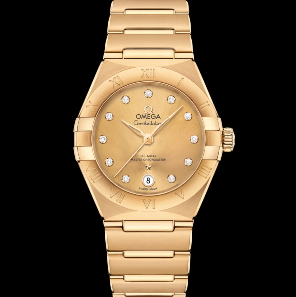 29 mm, yellow gold on yellow gold