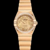 25 mm, yellow gold on yellow gold
