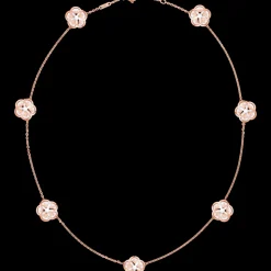 Necklace, 18k red gold, mother‑of‑pearl