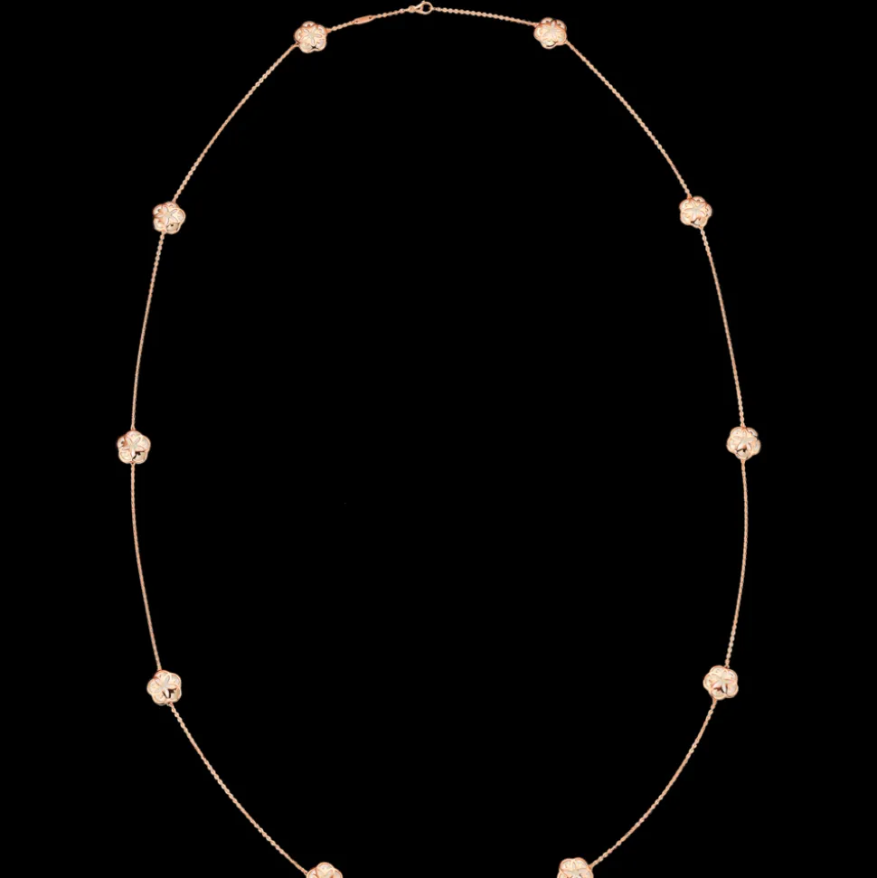 Necklace, 18k red gold, mother‑of‑pearl