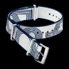 Polyamide, blue and white