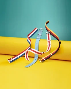 Polyamide, red and white