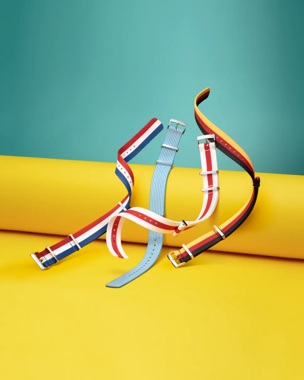Polyamide, red and white