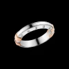 Ring, 18k red gold, 18k white gold
