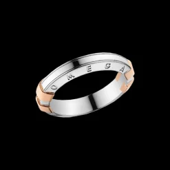 Ring, 18k red gold, 18k white gold