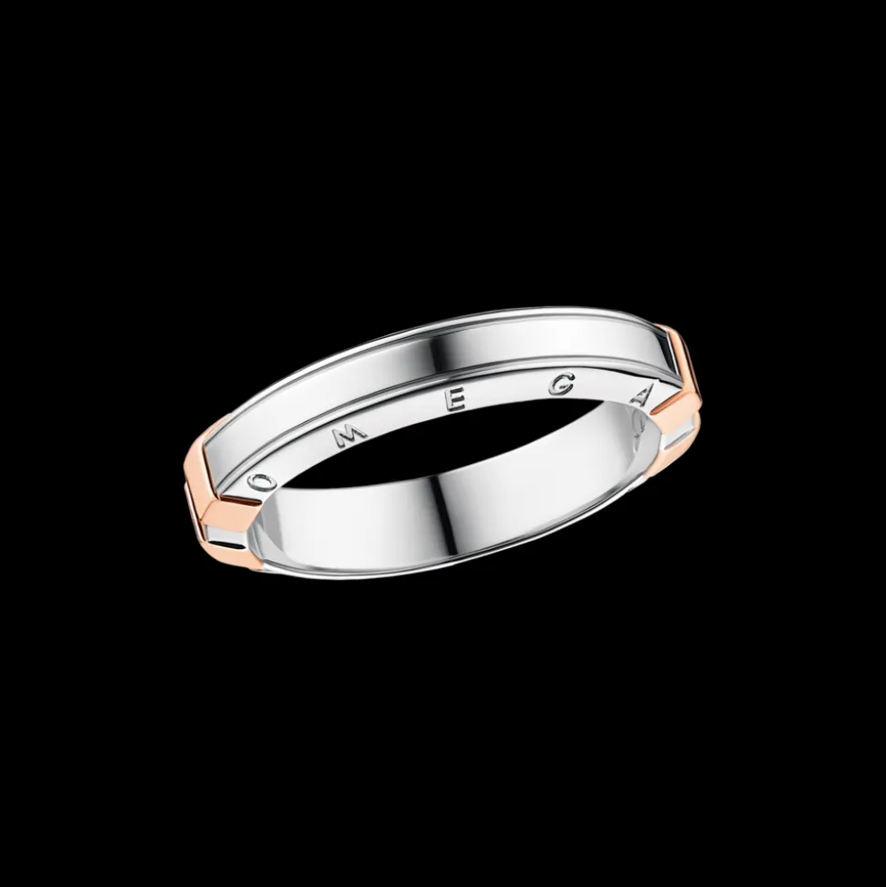 Ring, 18k red gold, 18k white gold