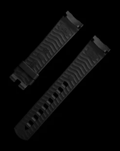 Seamaster Diver 300M black rubber strap with pin buckle