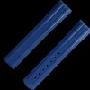 Seamaster Diver 300M blue rubber strap with foldover clasp