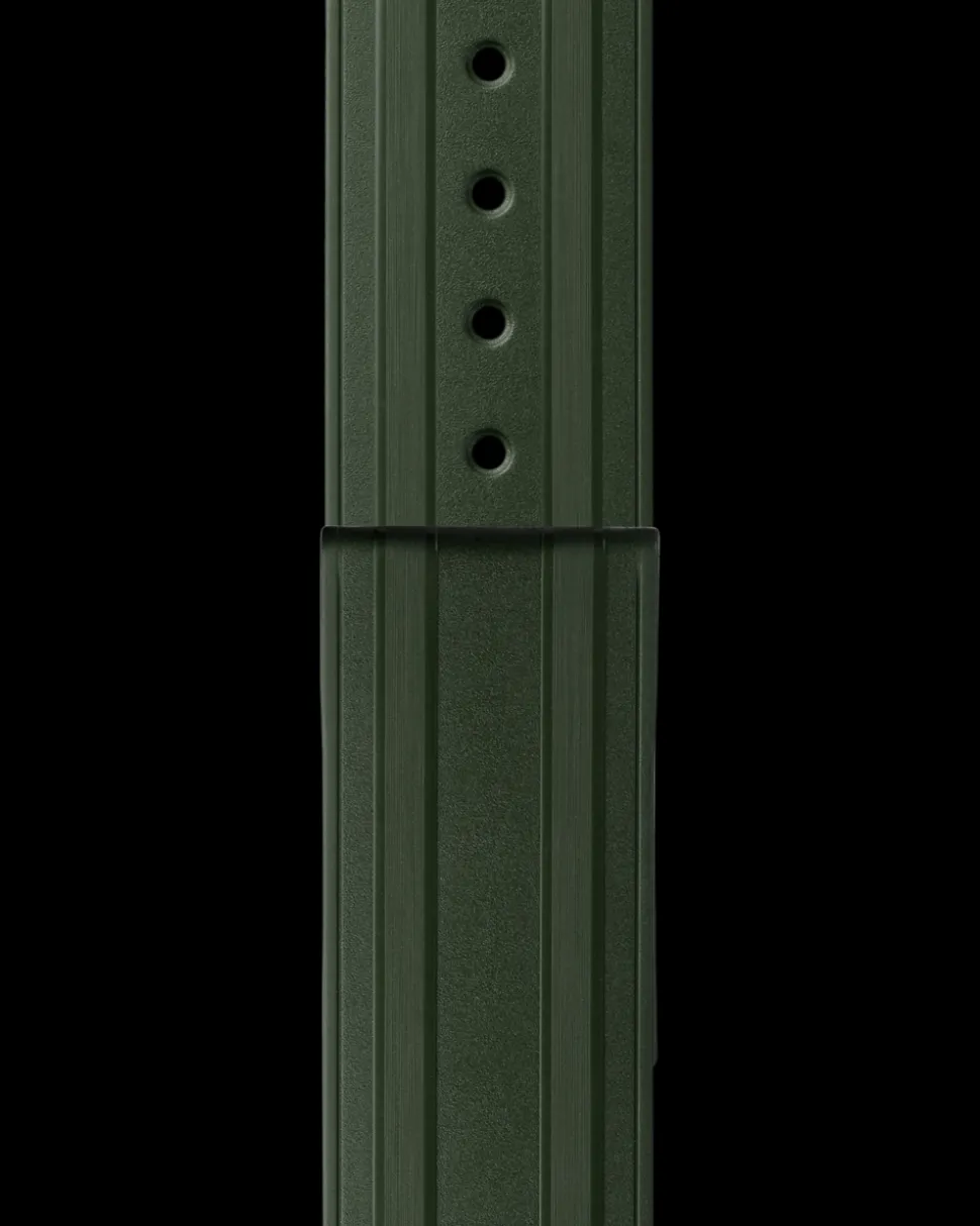 Seamaster Diver 300M green rubber strap with foldover clasp