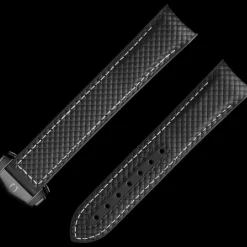 Seamaster Planet Ocean 600M black rubber strap with foldover clasp