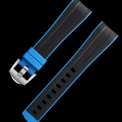 Seamaster Planet Ocean Ultra Deep black rubber strap with pin buckle