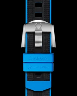 Seamaster Planet Ocean Ultra Deep black rubber strap with pin buckle