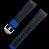Seamaster Planet Ocean Ultra Deep black rubber strap with pin buckle