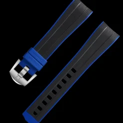 Seamaster Planet Ocean Ultra Deep black rubber strap with pin buckle