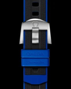 Seamaster Planet Ocean Ultra Deep black rubber strap with pin buckle
